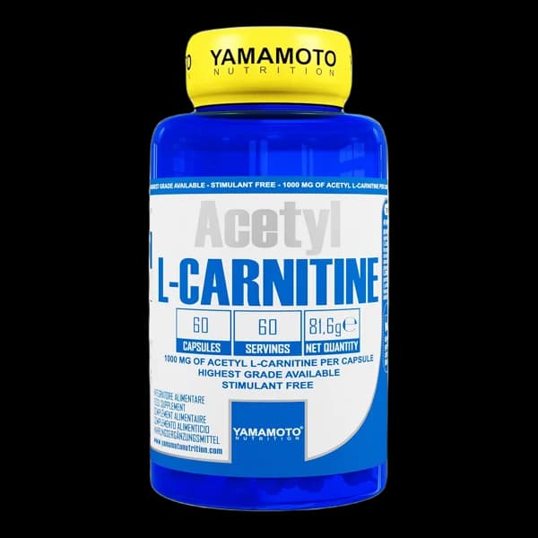 Yamamoto Nutrition - Acetyl L-CARNITINE 1000mg (60 caps) - 60 ud - Imagen del producto en Findit