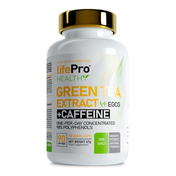 Life Pro Essentials - Green Tea + EGCG + Caffeine (90 Vegancaps) - 90 ud - Imagen del producto en Findit