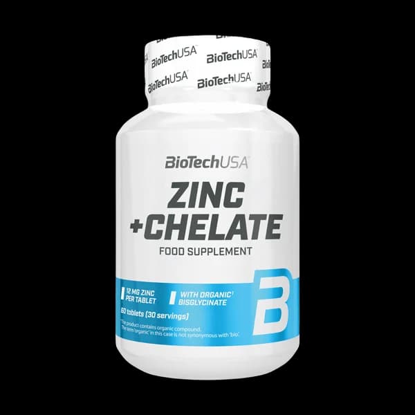 BiotechUSA - Zinc + Chelate (60 tabls) - 60 ud - Imagen del producto en Findit