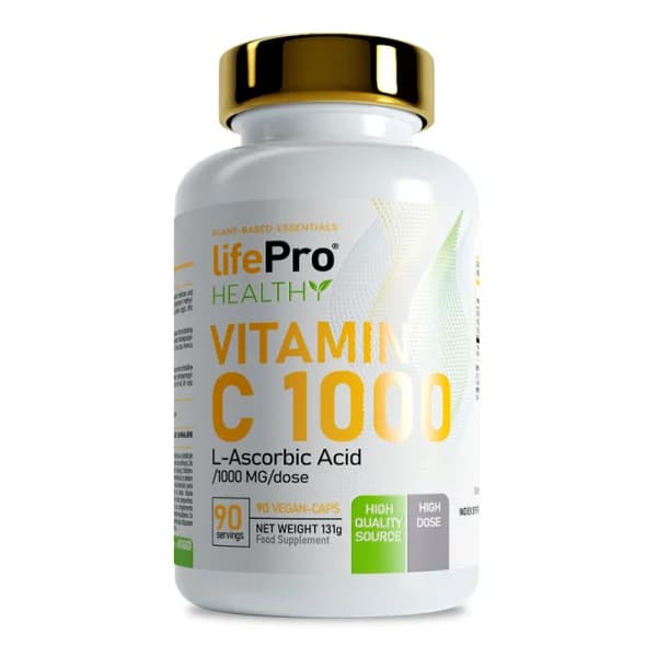 Life Pro Essentials - Vitamina C 1000 mg (90 Caps) - 90 ud - Imagen del producto en Findit