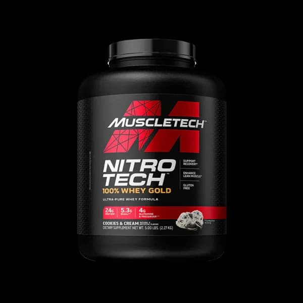 Muscletech - Nitro Tech 100% Whey Gold 5 lb (2,27 kg) - 2.27 kg - Imagen del producto en Findit
