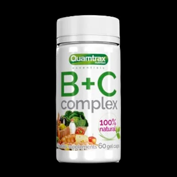 Quamtrax Nutrition - B+C Complex (Vitamina B+C) (60 caps) - 60 ud - Imagen del producto en Findit