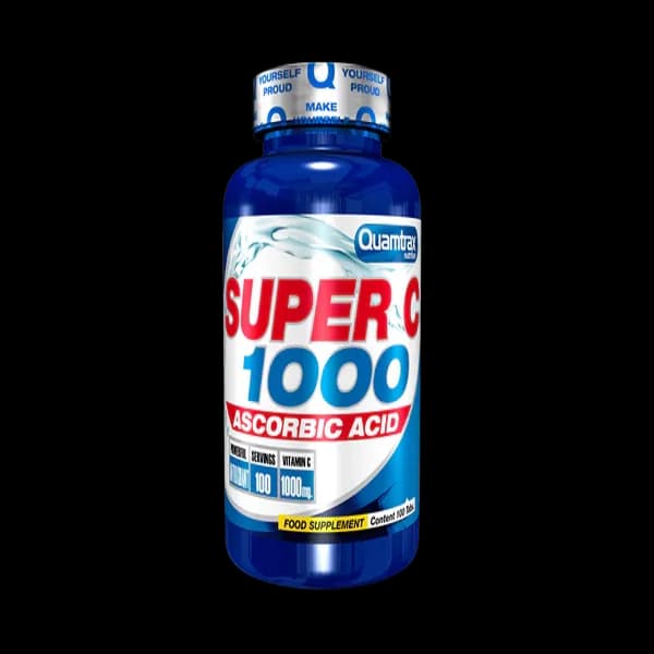 Quamtrax Nutrition - Super C 1000 (Vitamina C) (100 tabs) - 100 ud - Imagen del producto en Findit