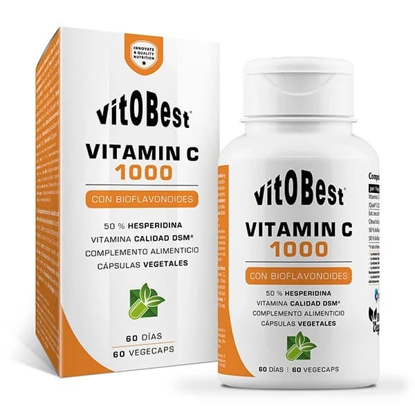 Vitobest - Vitamina C 1000 (60 caps) - 60 ud - Imagen del producto en Findit