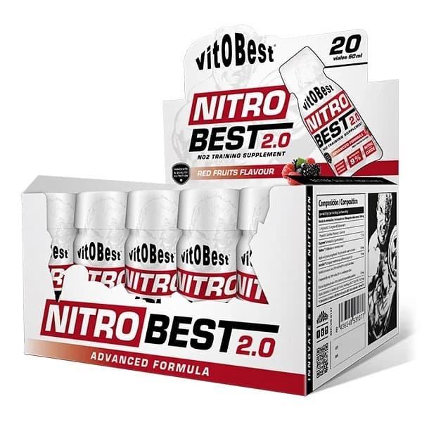 Vitobest - Nitrobest 2.0 Viales (20 viales x 60 ml) - 1.2 l - Imagen del producto en Findit