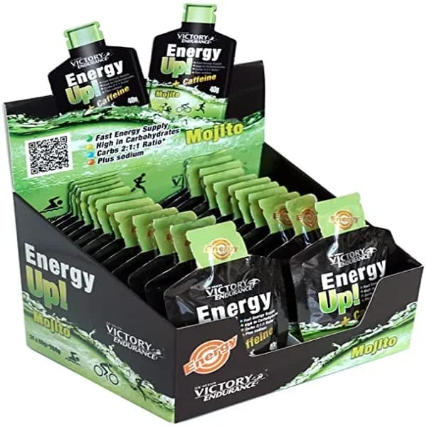 Victory Endurance - Energy Up! + Cafeína Caja (24 Geles x 40 g) - 0.96 kg - Imagen del producto en Findit