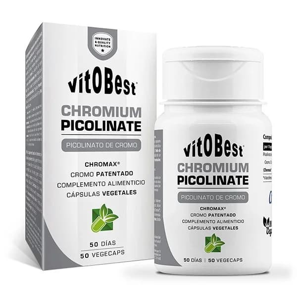 Vitobest - Cromo Picolinato (50 caps) - 50 ud - Imagen del producto en Findit
