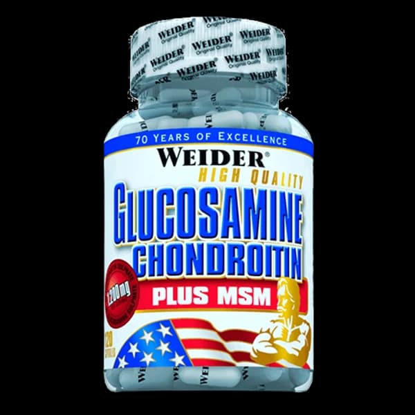 Weider - Glucosamine Chondroitine + MSM (120 Caps) - 120 ud - Imagen del producto en Findit