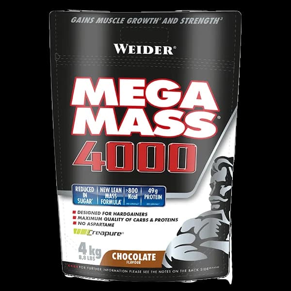 Weider - Mega Mass 4000 (4 Kg) - 4 kg - Imagen del producto en Findit