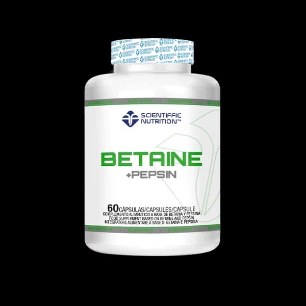 Scientiffic Nutrition - Betain + Pepsin (60 caps) - 60 ud - Imagen del producto en Findit