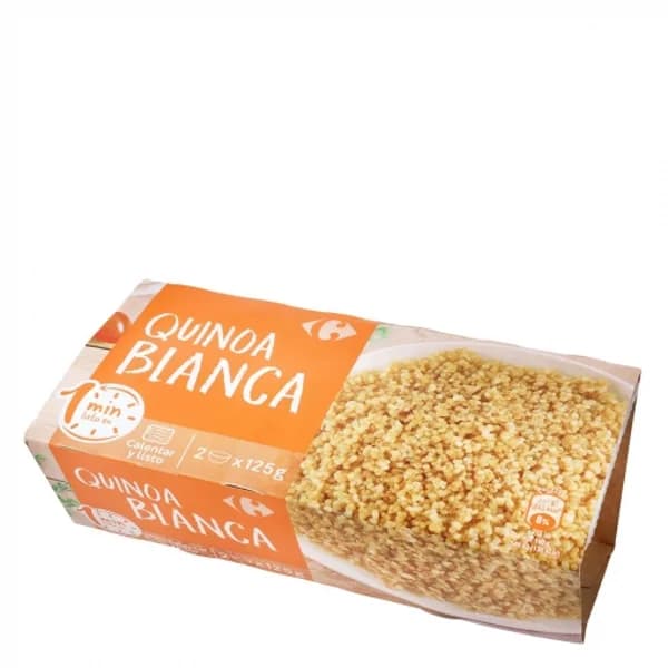 Quinoa blanca microondas Carrefour pack de 2 ud. de 125 g. - 0.25 kg - Imagen del producto en Findit
