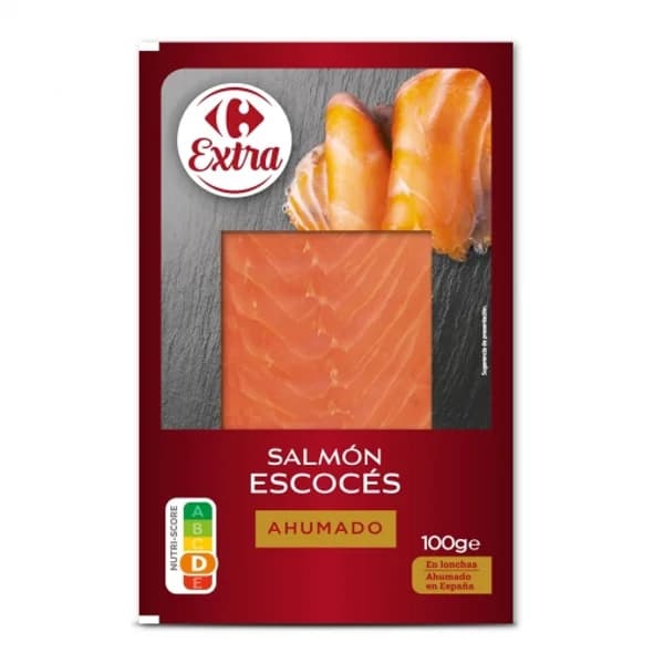 Salmón ahumado escocés Carrefour 100 g. - 0.1 kg - Imagen del producto en Findit