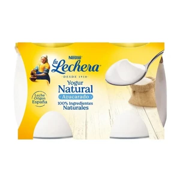 Yogur azucarado natural Nestlé La Lechera pack de 2 unidades de 125 g. - 0.25 kg - Imagen del producto en Findit