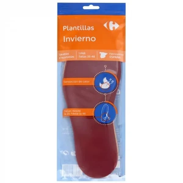 Plantillas de invierno Carrefour 1 par. - 1 ud - Imagen del producto en Findit