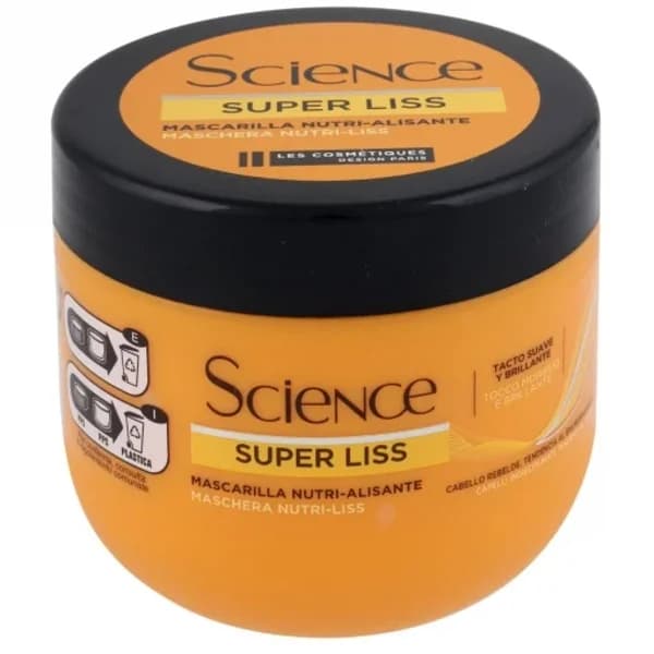 Mascarilla capilar nutri-alisante cabello rebelde Science Les Cosmétiques 300 ml. - 0.3 l - Imagen del producto en Findit