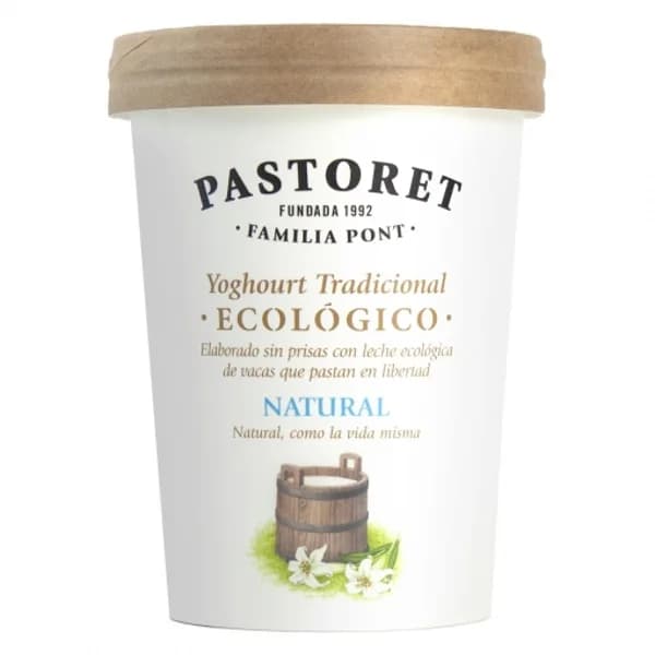 Yogur natural ecológico Pastoret 500 g. - 0.5 kg - Imagen del producto en Findit