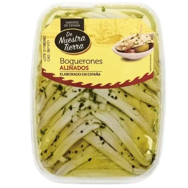 Boquerones en vinagre De Nuestra Tierra 140 g - 0.1 kg - Imagen del producto en Findit