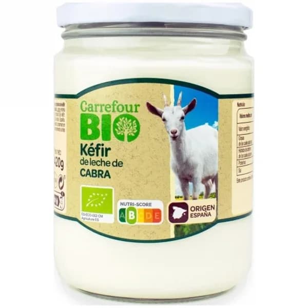 Kéfir de cabra ecológico Carrefour Bio 420 g. - 0.42 kg - Imagen del producto en Findit