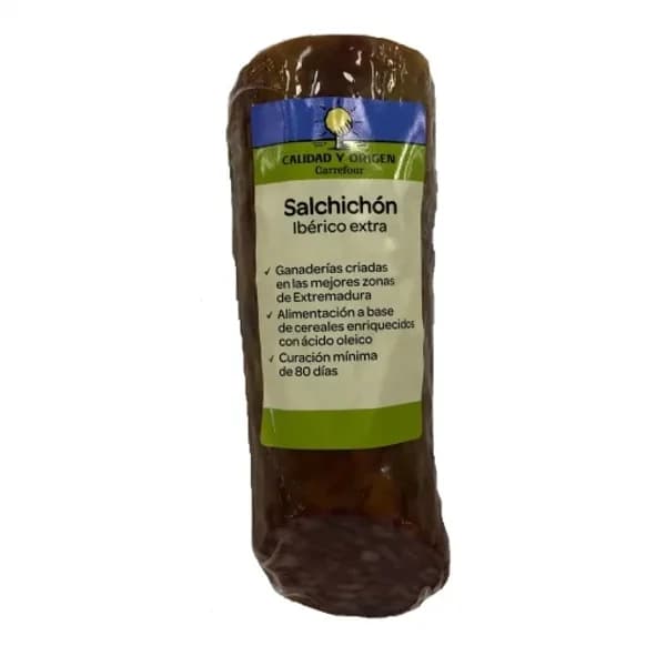 Salchichón ibérico extra Círculo de Calidad 300 g aprox - 0.4 kg - Imagen del producto en Findit