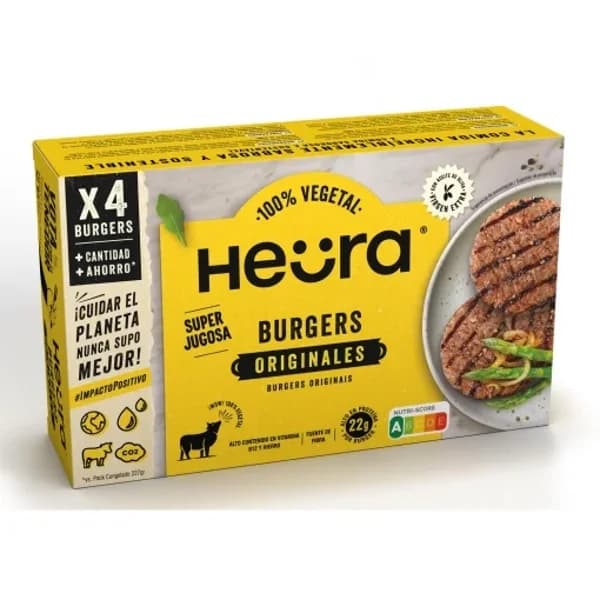 Hamburguesa originales Heura sin gluten 440 g - 0.44 kg - Imagen del producto en Findit