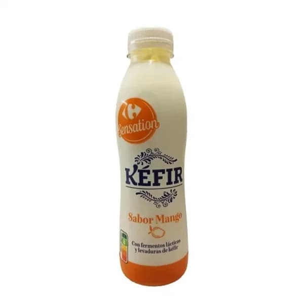 Kéfir sabor mango Carrefour Sensation 500 g. - 0.5 kg - Imagen del producto en Findit