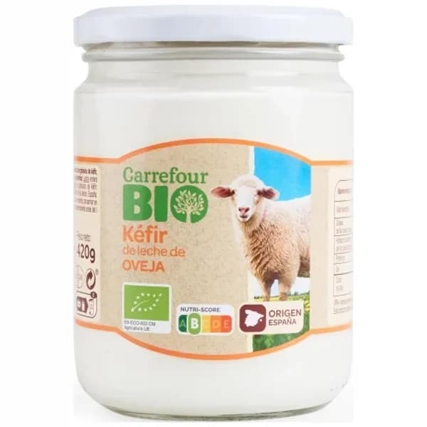 Kéfir de leche de oveja ecológico Carrefour Bio 420 g. - 0.42 kg - Imagen del producto en Findit