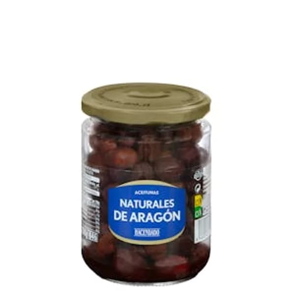 Aceitunas negras naturales de Aragón Hacendado - 1 ud - Imagen del producto en Findit