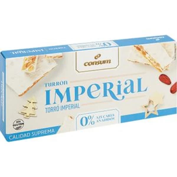 Turrón Imperial sin Azúcar - 1 ud - Imagen del producto en Findit