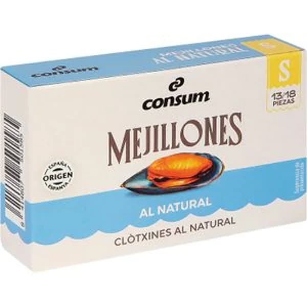 Mejillones Natural 13/18 Piezas - 0.07 kg - Imagen del producto en Findit