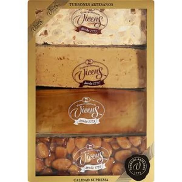 Estuche Regalo 4 Turrones - 1 ud - Imagen del producto en Findit