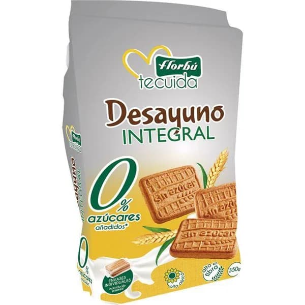 Galleta integral sin azúcar FLORBU, paquete 350 g - 1 ud - Imagen del producto en Findit