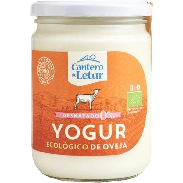Yogur de oveja desnatado CANTERO DE LETUR, tarro 420 g - 1 ud - Imagen del producto en Findit