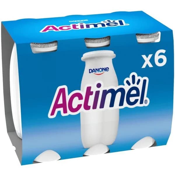 Yogur para beber natural ACTIMEL, pack 6x100 g - 0.6 kg - Imagen del producto en Findit