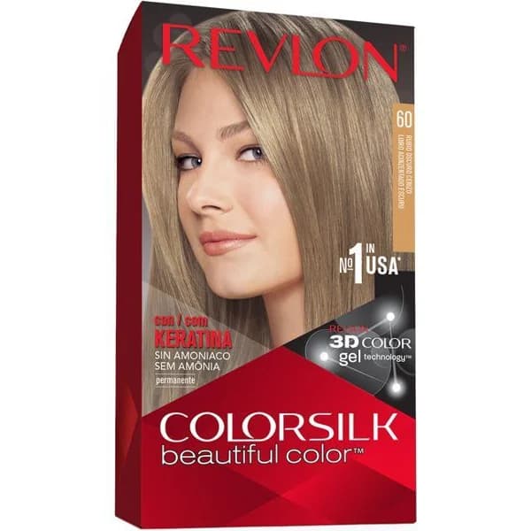 Tinte rubio oscuro N.60 REVLON COLORSILK, caja 1 ud - 1 ud - Imagen del producto en Findit