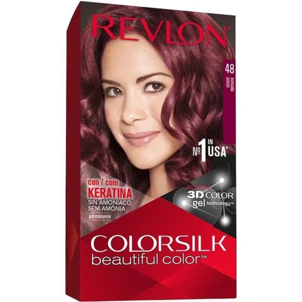 Tinte borgoña N.48 REVLON COLORSILK, caja 1 ud - 1 ud - Imagen del producto en Findit