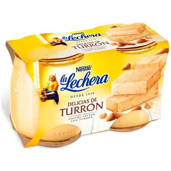 Postre de turrón LA LECHERA, pack 2x125 g - 1 ud - Imagen del producto en Findit