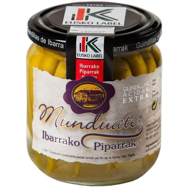 Guindilla de Ibarra MUNDUATE, frasco 120 g - 1 ud - Imagen del producto en Findit