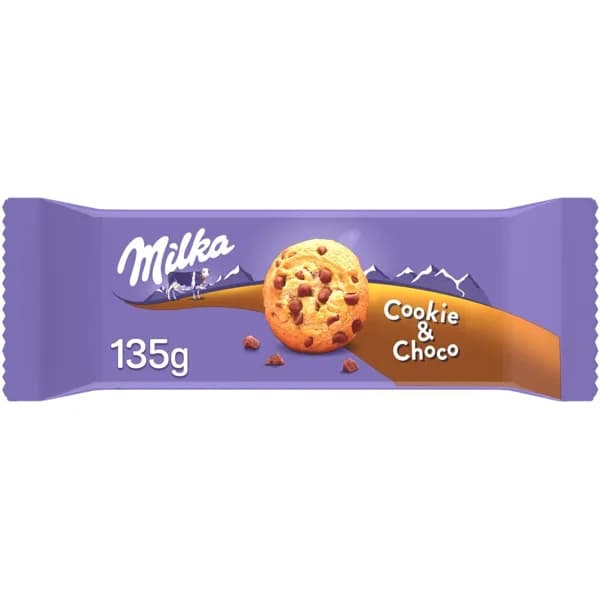 Galleta choco cookies MILKA, paquete 135 g - 0.14 kg - Imagen del producto en Findit