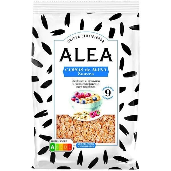 Copos de avena suaves ALEA, bolsa 500 g - 1 ud - Imagen del producto en Findit