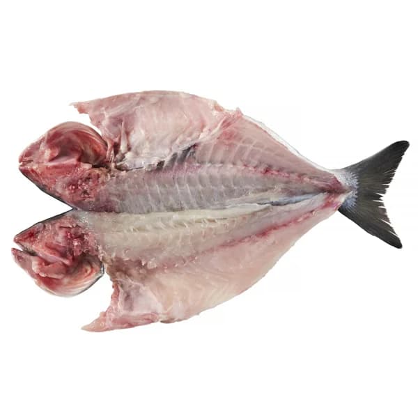 Dorada abierta a la espalda con espinas y con cabeza - 0.67 kg - Imagen del producto en Findit