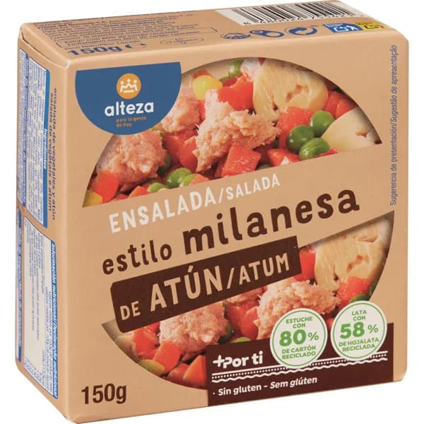 Ensalada Milanesa (Zahanoria, Guisantes, Pimiento - 0.15 kg - Imagen del producto en Findit