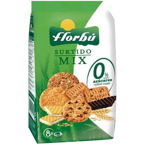 Surtido mix sin azúcar FLORBÚ, paquete 270 g - 1 ud - Imagen del producto en Findit