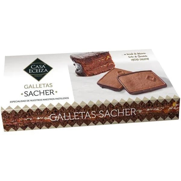 Surtido de galletas sacher CASA ECEIZA, caja 120 g - 1 ud - Imagen del producto en Findit