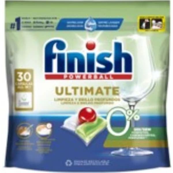 Lavavajillas máquina eco FINISH, bolsa 30 dosis - 30 ud - Imagen del producto en Findit