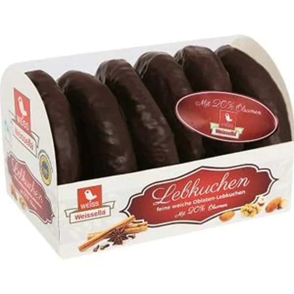 Obleas Pan de Jengibre Surtidas con Chocolate - 1 ud - Imagen del producto en Findit