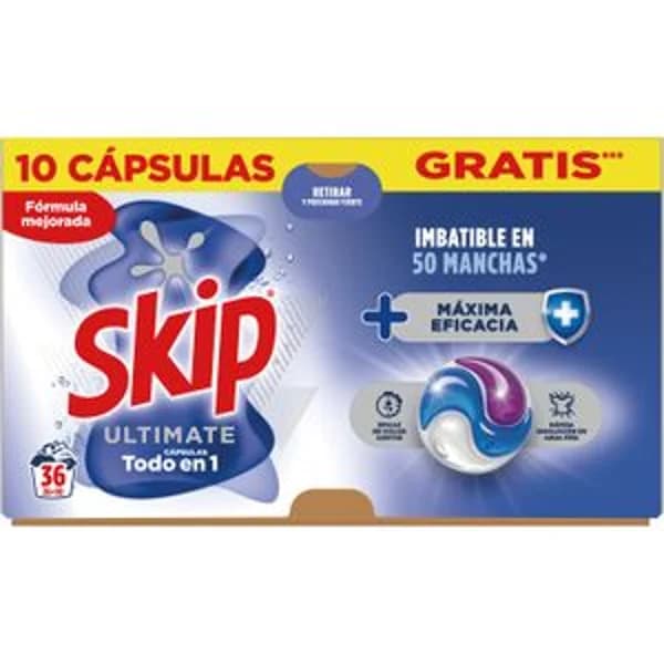 Detergente en Cápsulas 26 más 10 Lavados Grati - 1 ud - Imagen del producto en Findit