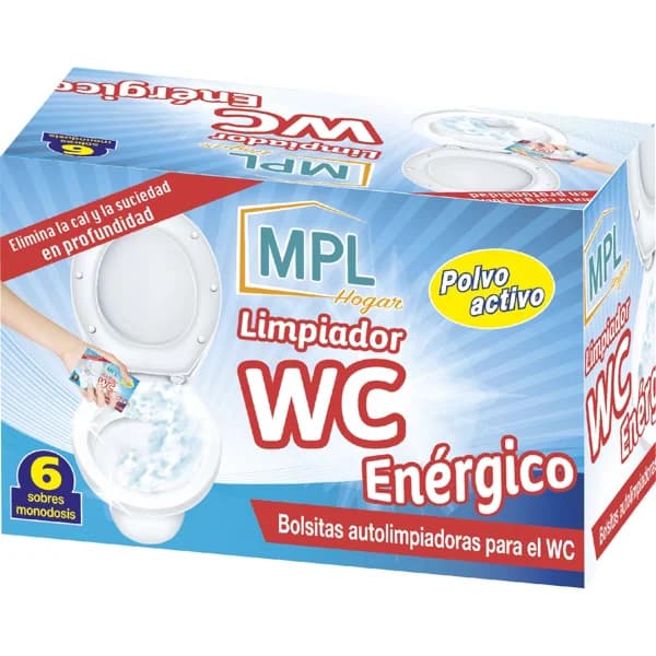 Limpiador WC Polvo Activo 6 Bolsitas - 5.93 ud - Imagen del producto en Findit