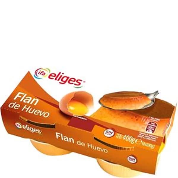 Flan de huevo 4x100 g - 0.4 kg - Imagen del producto en Findit