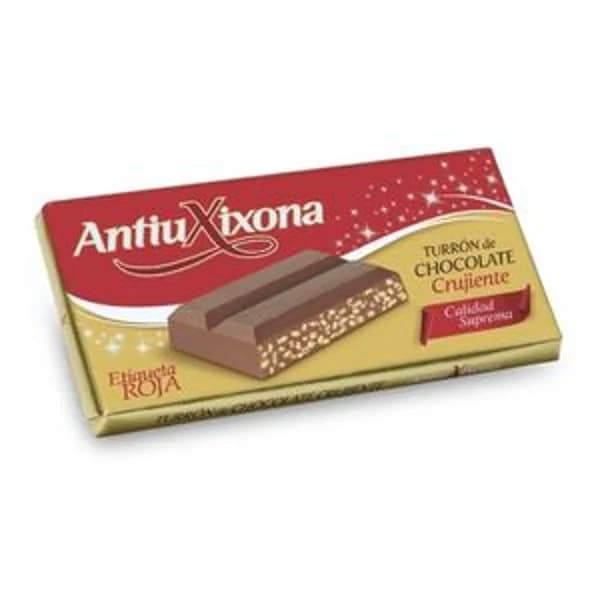 Turrón de chocolate crujiente 150 g - 1 ud - Imagen del producto en Findit