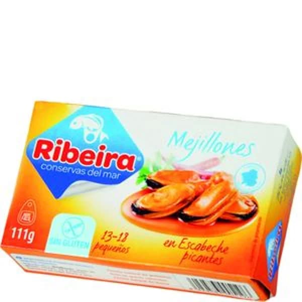 Mejillón en escabeche picante 13/18 111 g - 1 ud - Imagen del producto en Findit